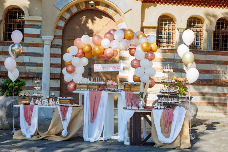 ΒΑΠΤΙΣΗ ΜΕ ΡΟΖ ΘΕΜΑ