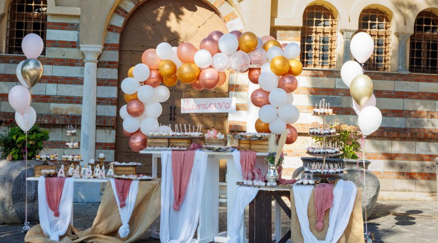 ΒΑΠΤΙΣΗ ΜΕ ΡΟΖ ΘΕΜΑ